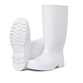 Bota Cerro Pvc Blanca De Seguridad Con Puntera