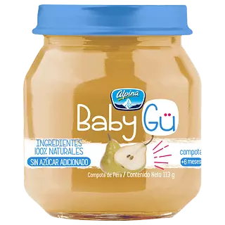 Compota De Pera Baby Gü Alpina