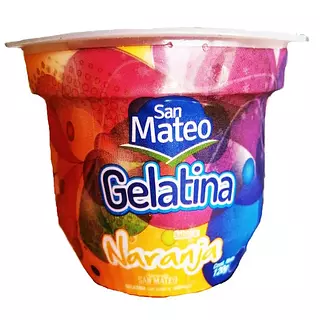 Gelatina 120 Gr Naranja San Mateo