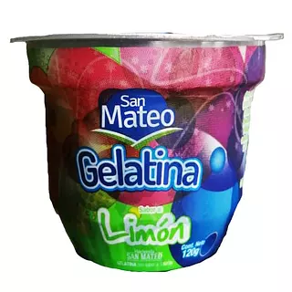 Gelatina 120 Gr Limón San Mateo