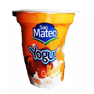 Yogurt Vaso 150 Gr Melocotón San Mateo