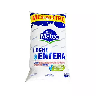 Leche Entera 1100 Ml San Mateo