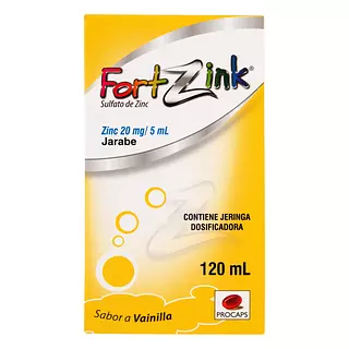 Fortzink Jarabe 20 Mg