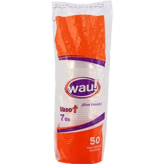 Vaso Wau 7 Oz X50 Und