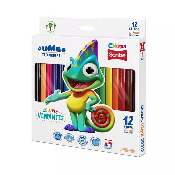 Color Unipunta Jumbo Triangular Scribe