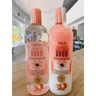 Kit Shampoo Y Acondicionador Reparador Boom Magic Hair