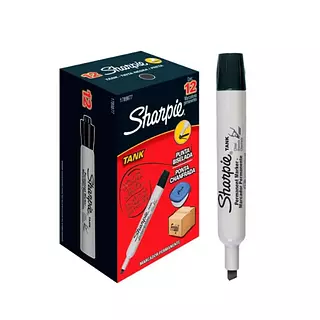 Marcador Permanente Sharpie Tank Negro