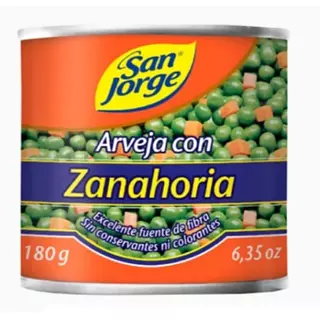 Arveja Zanahoria San Jorge 180 Gr