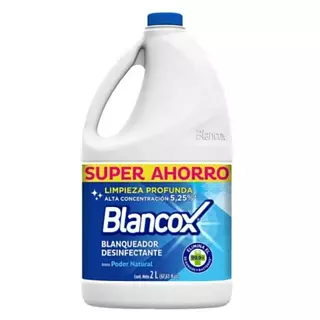 Blanqueador Desinfectante Blancox X 2000 Ml