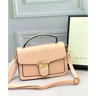 Bolso Color Palo De Rosa