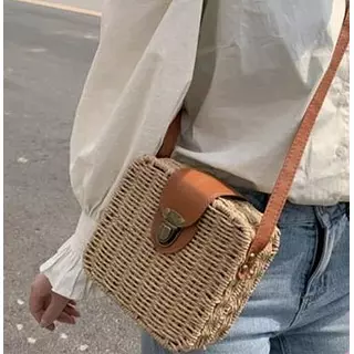 Caja Tejida Café X Nude