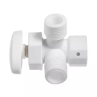 Válvula De Regulación Doble Salida Plástica Dic