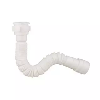 Sifon Flexible Blanco Gerfor