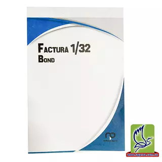 Talonario Facturero 1/32 Bond