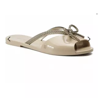 Sandalias Melissa Ela Chrome Ad Beige Oro