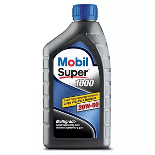 Aceite Mobil Super1000 20w-50 X Cuarto