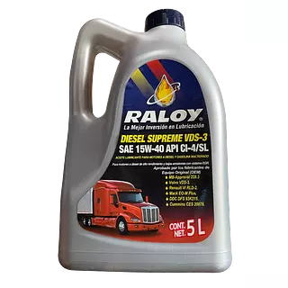 Raloy Diesel Supreme Vds-3 Sae 15w-40 Api Ci-4/Sl-Porro