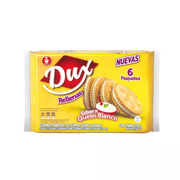 Galletas Dux Rellena De Queso Blanco