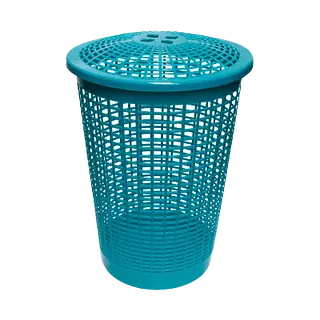 Cesta Colplast Para Ropa Con Tapa