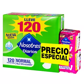 Protectores Nosotras Diarios Multi Estilo