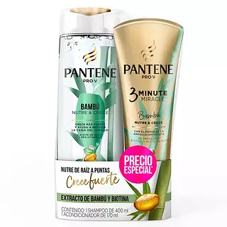 Shampoo Pantene Bambu + Acondicionador
