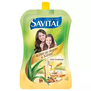 Shampoo Savital Argan Y Sabila