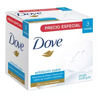 Jabon Dove Exfolación Suave