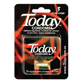 Preservativo Today Espermicida Pague 3 Lleve 4