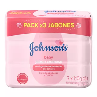 Jabon Johnsons Baby Cremoso