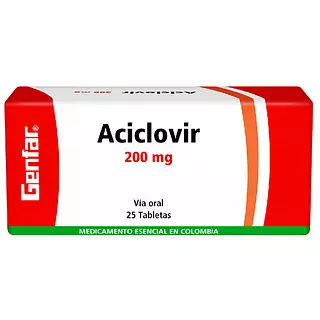 Aciclovir Tabletas 200 Mg