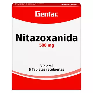 Nitazoxanida Gf Tableta 500 Mg