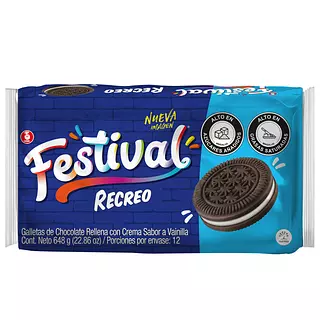 Galleta Festival  Recreo 12x6