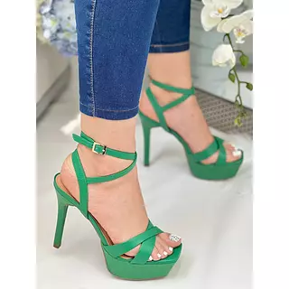 Tacón Puntilla Verde
