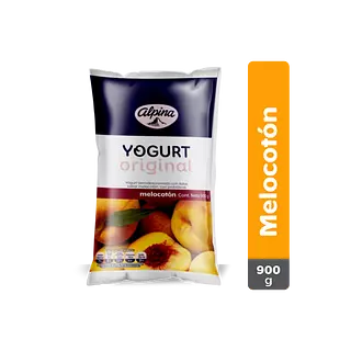 Yogurt Original Melocoton Alpina