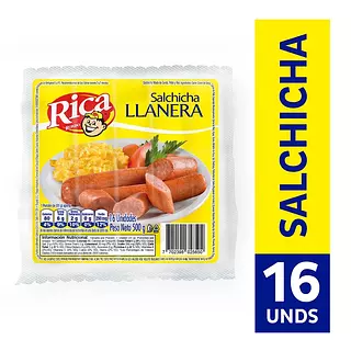 Salchicha Llanera Rica X16