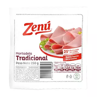 Mortadela Tradicional Zenu 13 Tajadas