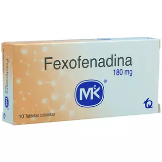 Fexofenadina 180 Mg