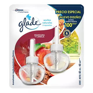 Ambientador Glade Repuesto Manzana Y Canela