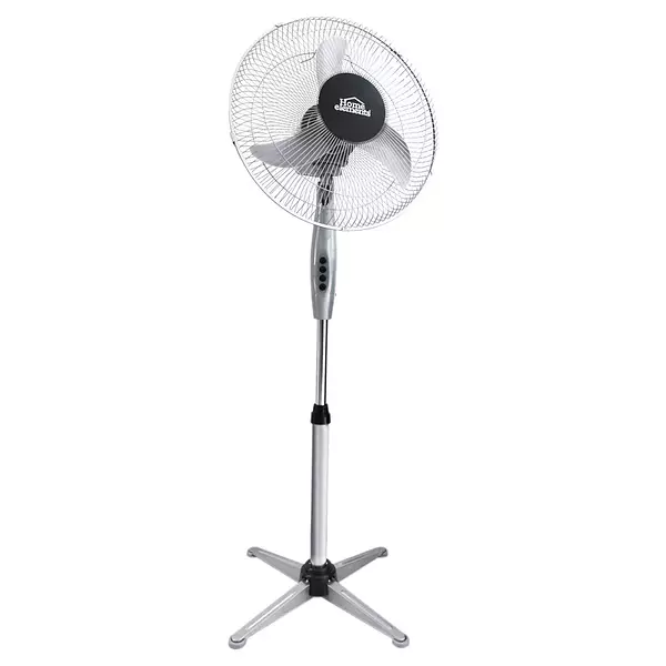 Ventilador Home Element Pedestal 16″ – Gris