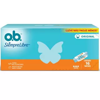 Tampon Ob Original Super Siempre Libre