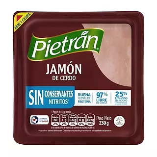 Jamón Pietrán Zenú X 230 Gr